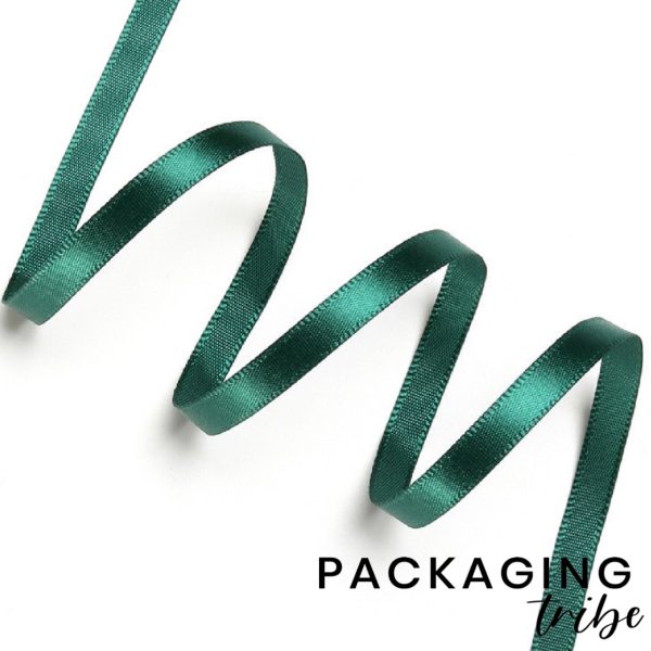 Double Sided Satin Ribbons - Emerald Green