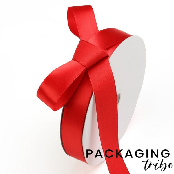 Double Sided Satin Ribbons - Red