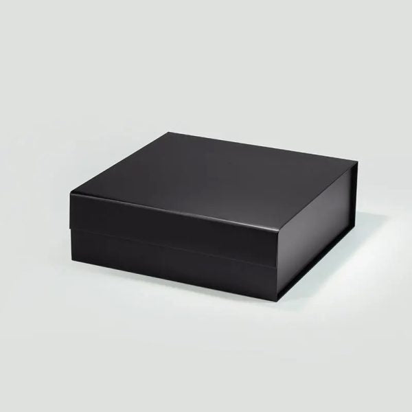 Square Black Magnetic Closure Rigid Gift Box - 25 PACKS - 280L x 280W x 130H mm