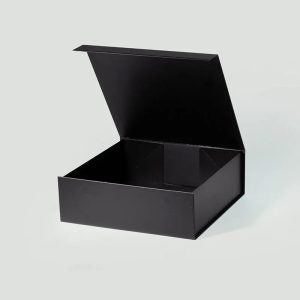 Square Black Magnetic Closure Rigid Gift Box - 25 PACKS - 280L x 280W x 130H mm