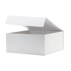White Magnetic Closure Rigid Gift Box - EXTRA LARGE - 25 PACKS - 440L x 320W x 120H mm